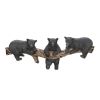 Rustic Black Bear Wall Hooks - Decorative Cabin Accessories