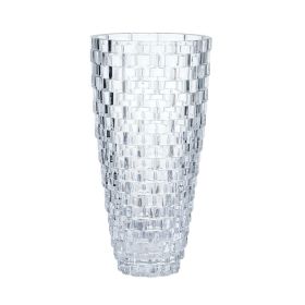 Palazzo 12-Inch Crystal Vase 5.91"L x 5.91"W x 11.61"H