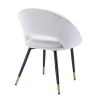 Dining Chairs, Modern Dining Room Chair Chair with Metal Legs for Living Room