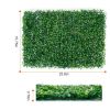 24x16inch Artificial Wall Grass Decorate Grass Boxwood Panels 12 Pcs Grass Backdrop Wall Suitable for Outdoor, Garden, Fence