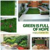 24x16inch Artificial Wall Grass Decorate Grass Boxwood Panels 12 Pcs Grass Backdrop Wall Suitable for Outdoor, Garden, Fence