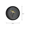 Kung Fu Wall Clock Chinese BruceLee Creative Round Clock Home Decorations Diameter 25CM Personality Fashion Clock