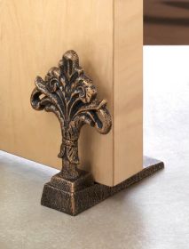 Decorative Fleur-De-Lis Door Stopper - Elegant Home Decor Accessory