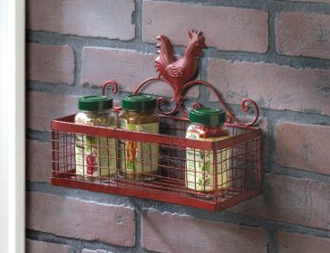 Red Rooster Single Wall Rack