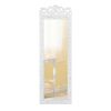 Elegant White Wood Wall Mirror for Home Decor