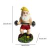 Creative Gnome Garden Statues Outdoor Gardening Dwarf Ornaments Dwarf Sexy Funny Garden Home Sculptures Decoartion Dropshipping