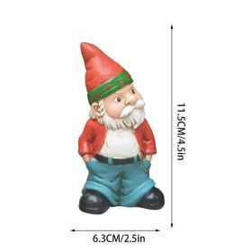 Creative Gnome Garden Statues Outdoor Gardening Dwarf Ornaments Dwarf Sexy Funny Garden Home Sculptures Decoartion Dropshipping (Color: M)