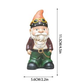 Creative Gnome Garden Statues Outdoor Gardening Dwarf Ornaments Dwarf Sexy Funny Garden Home Sculptures Decoartion Dropshipping (Color: L)