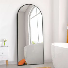 Dolonm 65x22 Inch Arch Full Length Mirror, Modern Design Standing Floor Mirror, Full Body Mirror for Living Room, Bedroom, Bathroom, Cloakroom, Hallwa (Color: as Pic)