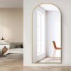 Dolonm 71x32 Inch Arch Full Length Mirror, Modern Design Standing Floor Mirror, Full Body Mirror for Living Room, Bedroom, Bathroom, Cloakroom, Hallwa