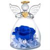 1pc; Birthday Gifts For Women; Preserved Rose In Angel Glass; Mom Grandma Gifts On Mother's Day; Valentine's Day; Wedding; Thanksgiving; Christmas; Ho