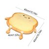 Unique Toast Bread Pillow Cushion Cute Face Kawaii Plush Toy Funny Plush Cushion for Office Dorm Bedroom Seat Plush Cushion