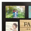 8-Opening Plaque Sentiment Collage Picture Frame, Black